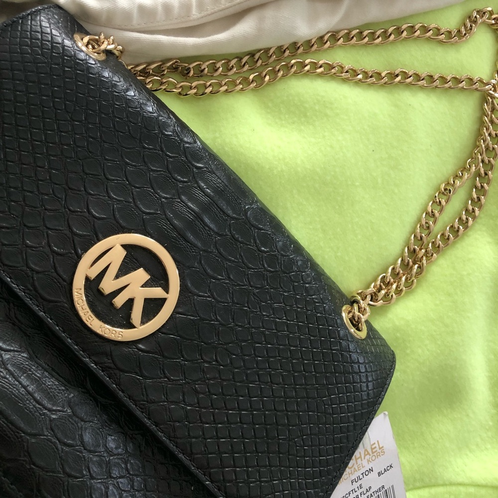 ✨✨✨MK SHOULDER BAG Black/Gold - Picture 7 of 7